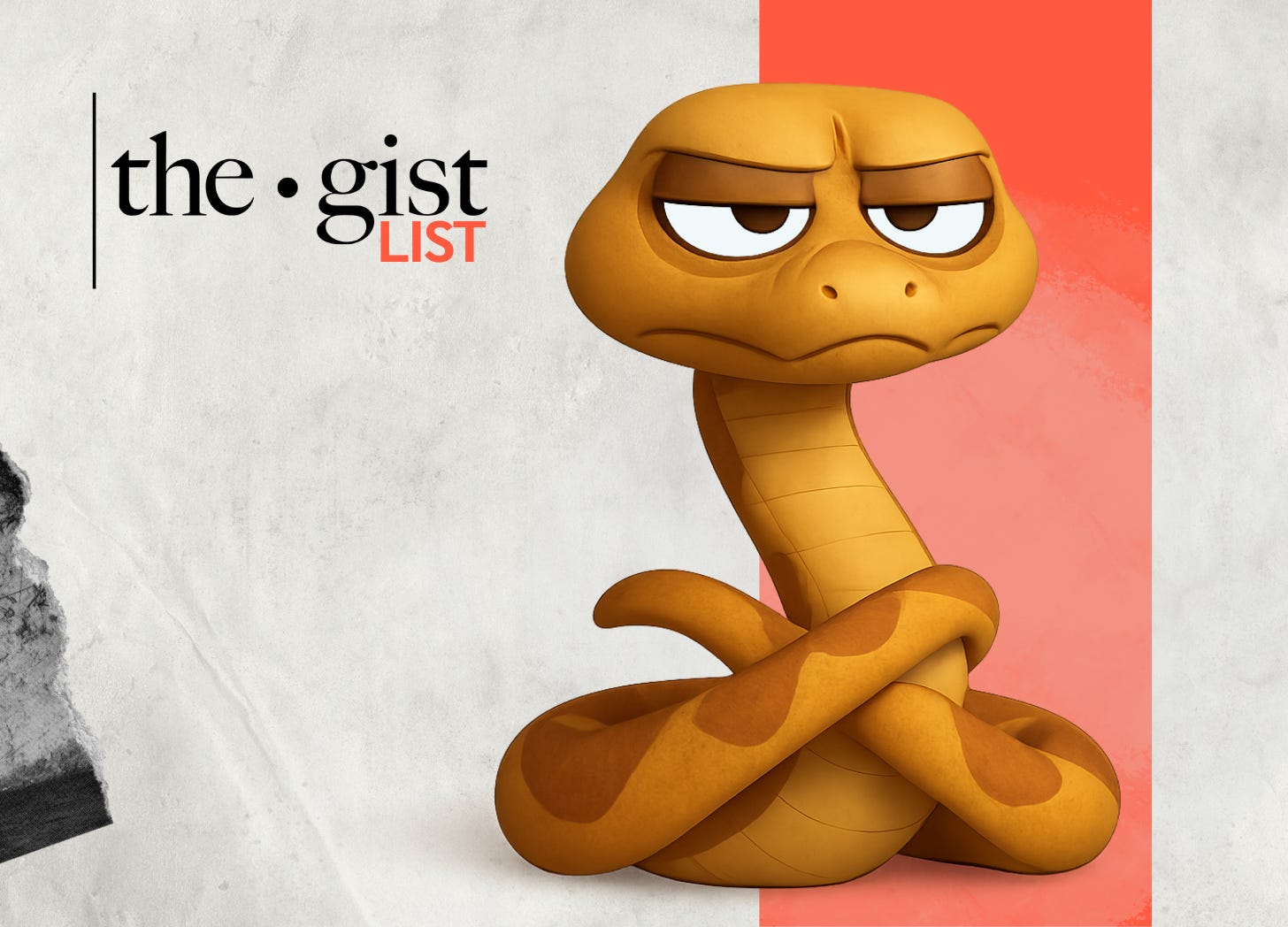 A disgruntled snake highlighting the lawsuit over Disney’s Zootopia.