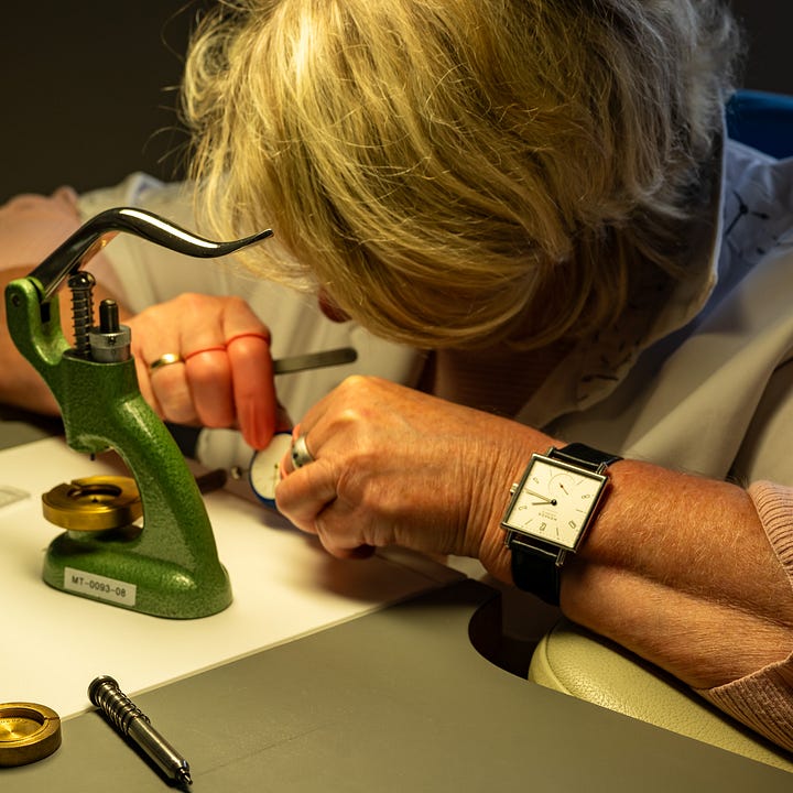 Nomos glashutte manufacture tour