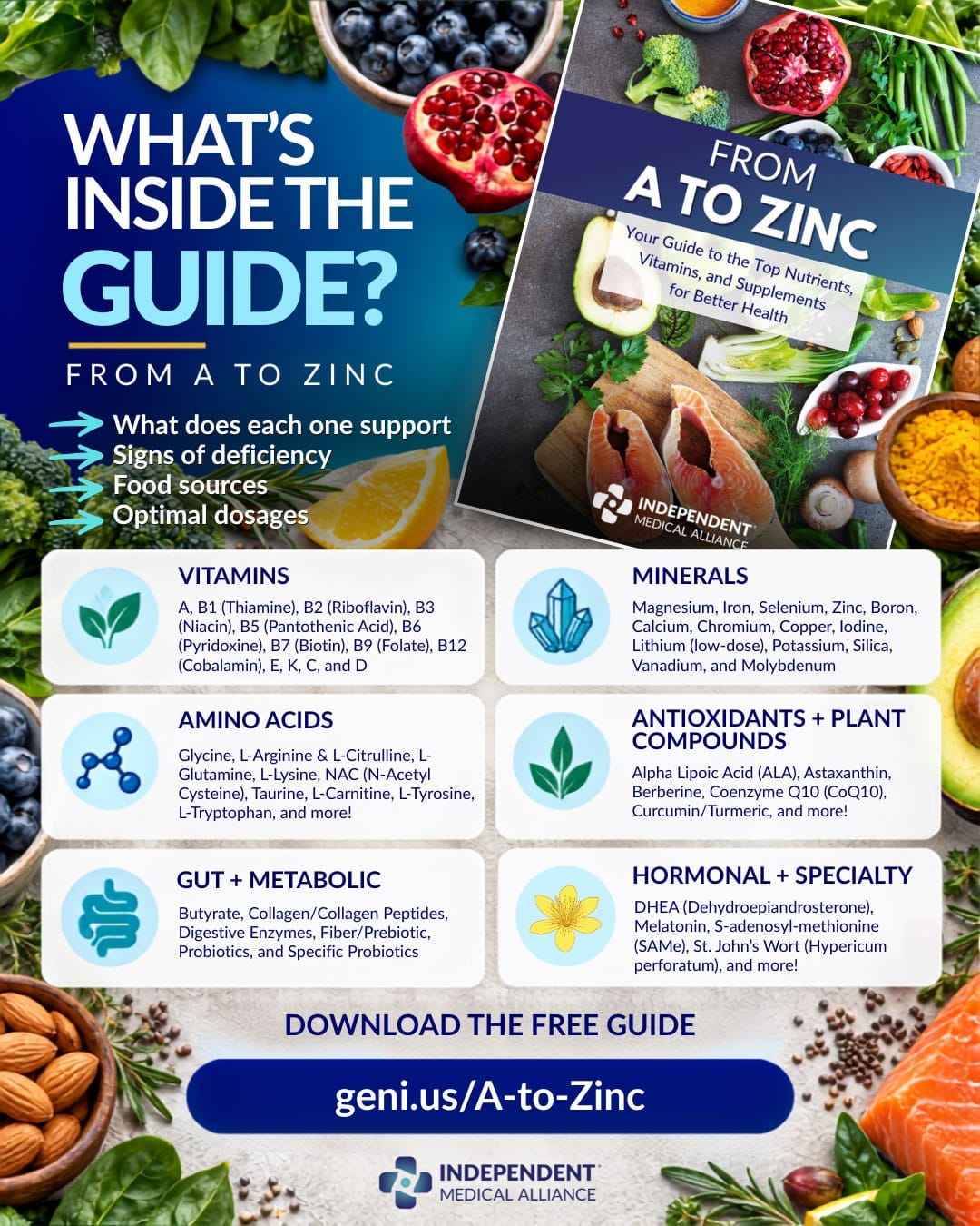 What’s Inside the From A to Zinc Guide What’s Inside the From A to Zinc Guide