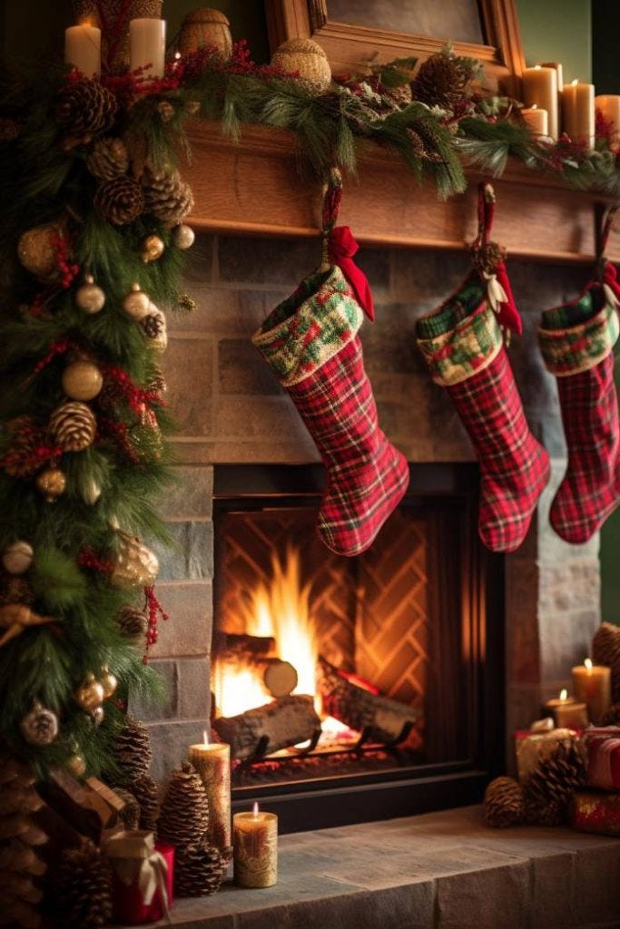 40+ Farmhouse Christmas Mantel Decor Ideas for a Merry Home