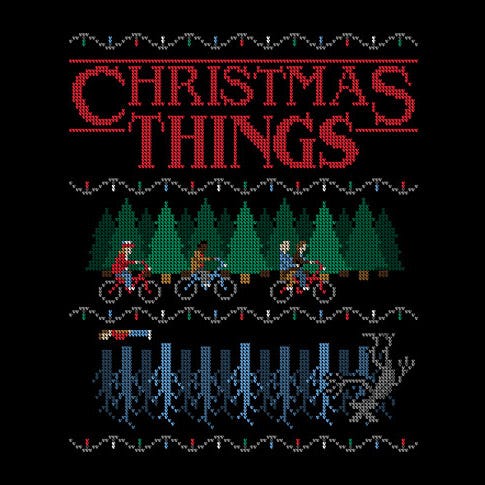 Stranger Things Christmas Things T-Shirt - GeekAlerts