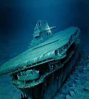 The Wreck of the USS Hornet - by Nathan Drescher