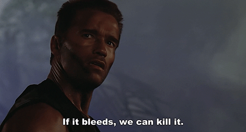 Originally  Anung arnold schwarzenegger if it bleeds GIF