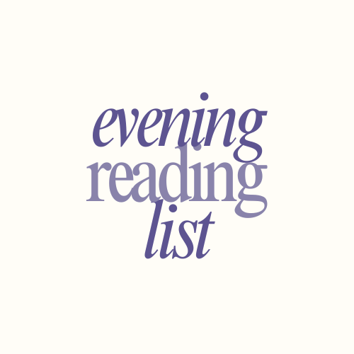 Substack profile picture for @evenings