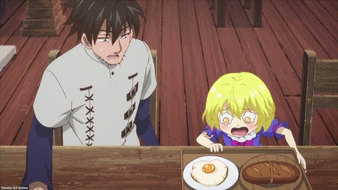 29-sai Dokushin Chuuken Boukensha no Nichijou &mdash; Episode 3 &mdash; Rirui Egg Eyes