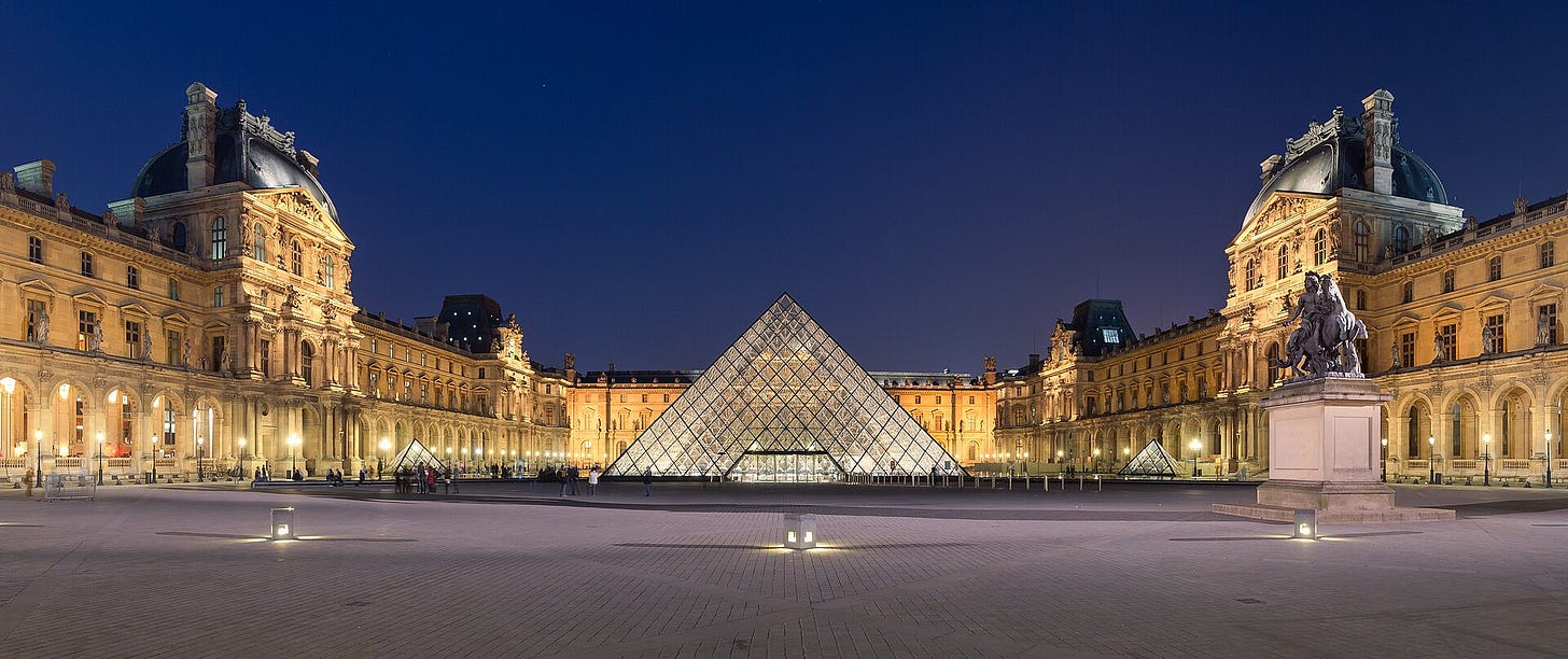 The Louvre Museum in Paris The Louvre Museum in Paris