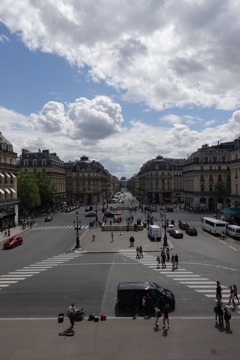 Parisian Streetscapes from Palais Garnier Parisian Streetscapes from Palais Garnier