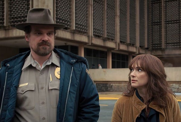 Hopper and Joyce Stranger Tnings Halloween  rmrk*st | Remarkist Magazine