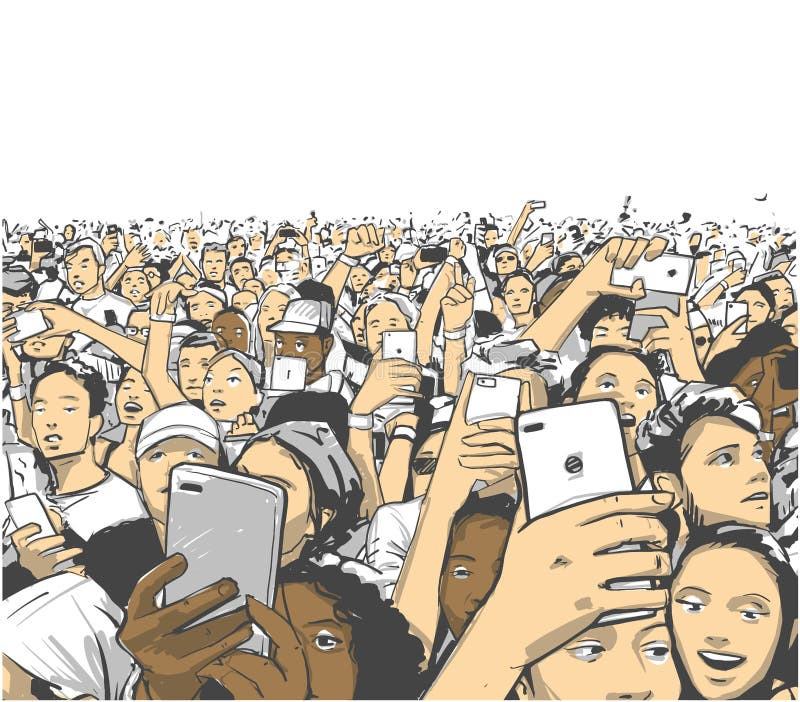 Large Crowd Phones Stock Illustrations – 60 Large Crowd Phones Stock  Illustrations, Vectors & Clipart - Dreamstime