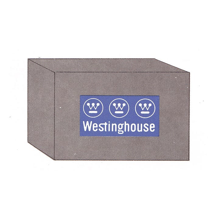 Westinghouse packaging and branding Paul Rand, 1961, LogoArchive, Logo Histories