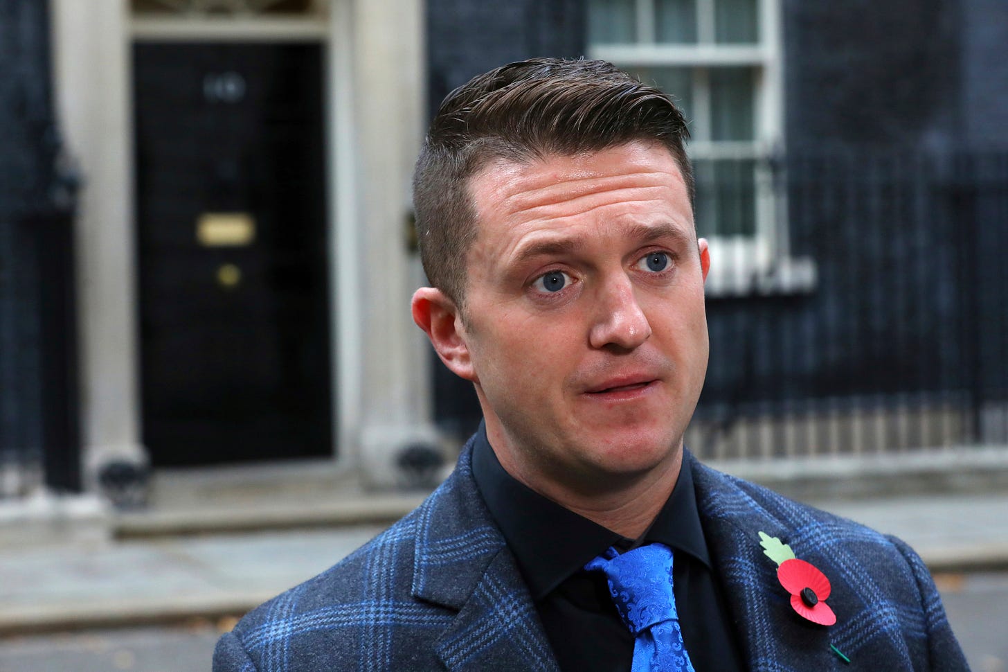 El ultraderechista Tommy Robinson en Londres. El ultraderechista Tommy Robinson en Londres.