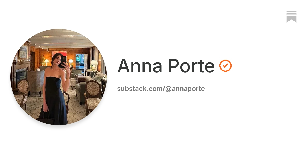 Anna Porte | Substack
