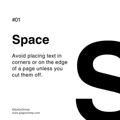 Typography guide white Space