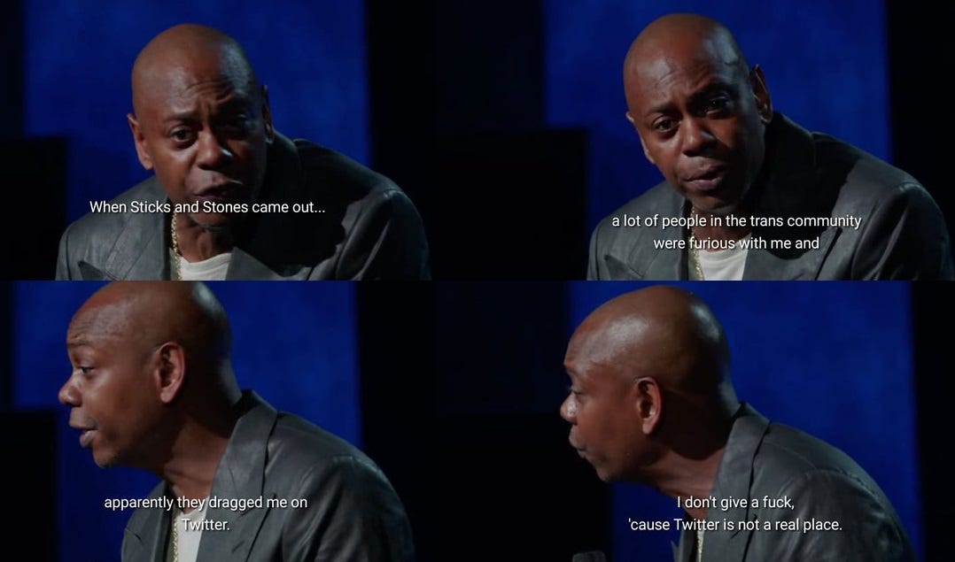 ᗷᒪᗩᑕK ᗷᑌᗪᗪᗩᖴᒪY ʚїɞ on Twitter: "Great show Dave Chappelle!🔥🔥🔥🔥👍🏽 Once  again, you've proven that you are the #GOAT💯💯💯💯 Can we get an encore  please sir? "🎵The #Closer I get to you🎵"😋😊 https://t.co/FpndOzqjzM" /