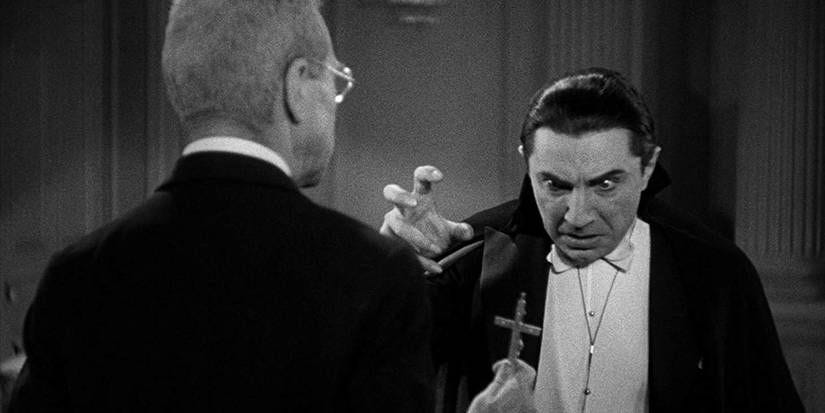 Bela Lugosi as Dracula and Edward Van Sloan as Van Helsing in Dracula 1931 Bela Lugosi as Dracula and Edward Van Sloan as Van Helsing in Dracula 1931
