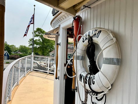 ticket, boat, cruise, water, sky, river