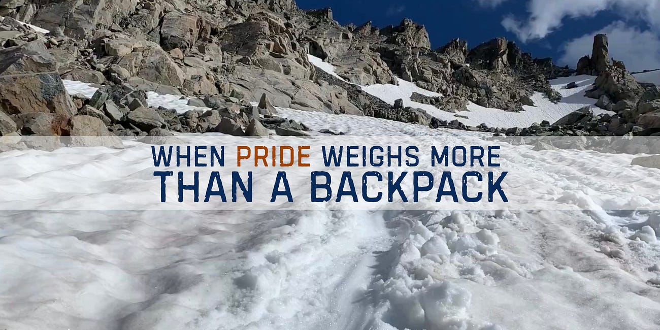 When Pride Weighs More Than a Backpack