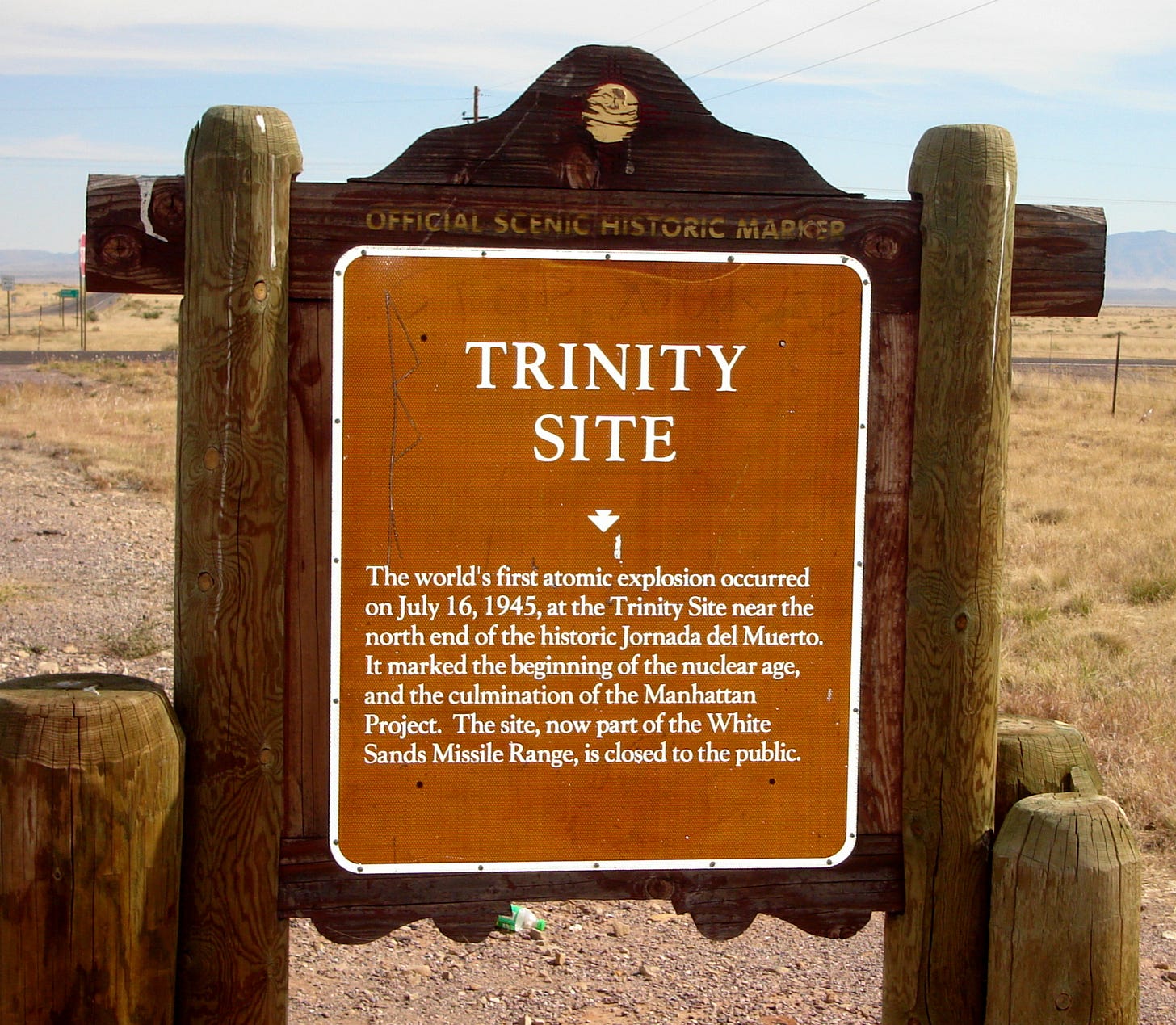 File:TrinitySiteHistoricalMarkerHighwaySign.jpg - Wikimedia Commons