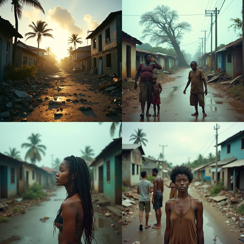 Jamaica grapples with the aftermath of Hurricane Gilbert,