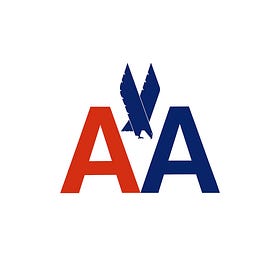 American Airlines Logo, 1967