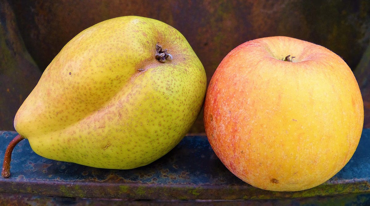 Pear Vs Apple - by Kate - YogiRD Substack