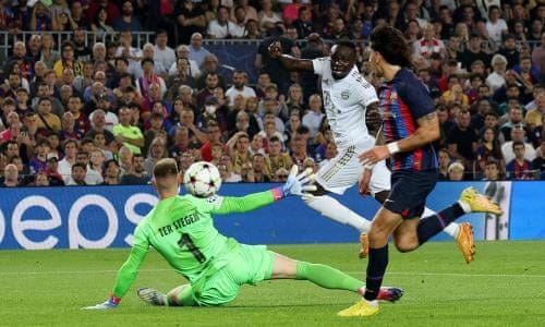 Barcelona humiliated, relegated to Europa League then defeated by Bayern |  Champions League | The Guardian