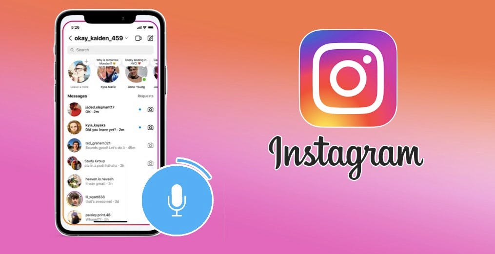 Instagram Notes, come funzionano le note vocali