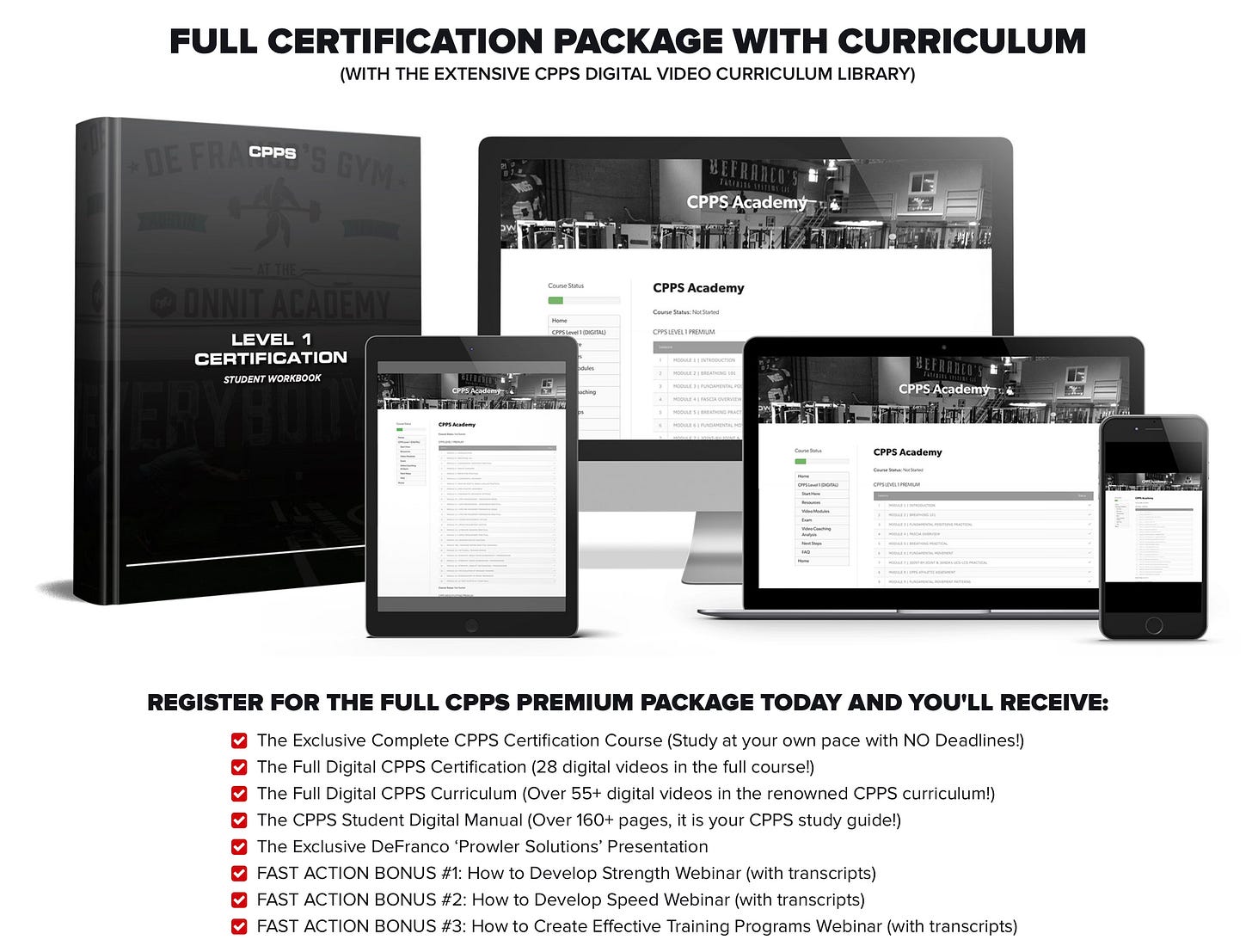 The CPPS Level 1 Certification - James Smith