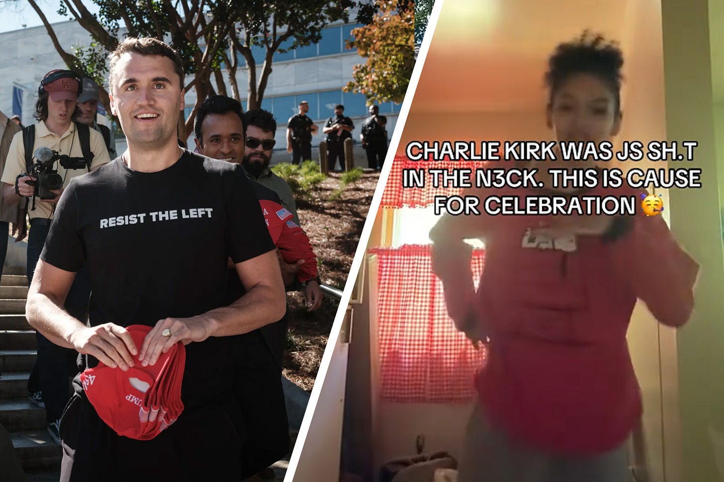 Sickos cheer Charlie Kirk's death following horrific assassination (Video) | New York Post Sickos cheer Charlie Kirk's death following horrific assassination (Video) | New York Post