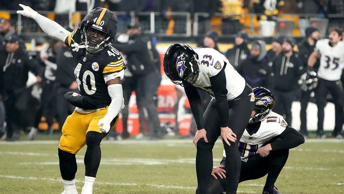 Priest blesses Steelers end zone where Ravens kicker misses  playoff-clinching field goal