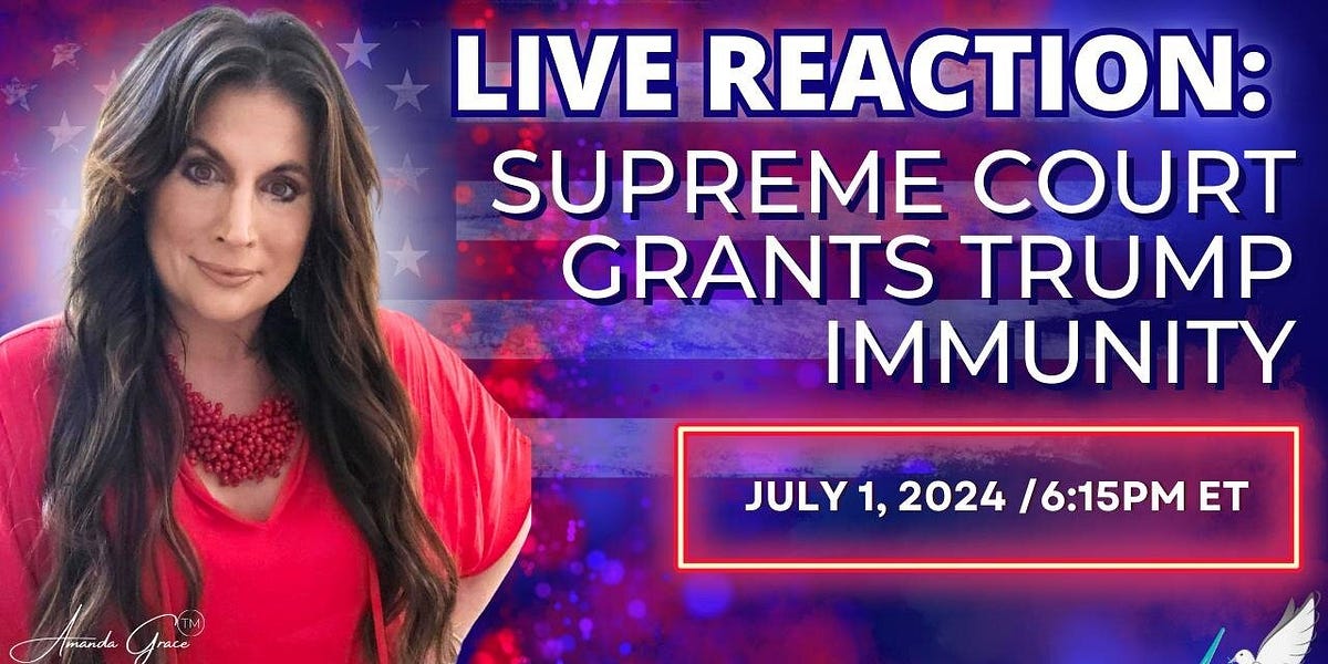 Live Reaction: Supreme Court Grants Trump Immunity