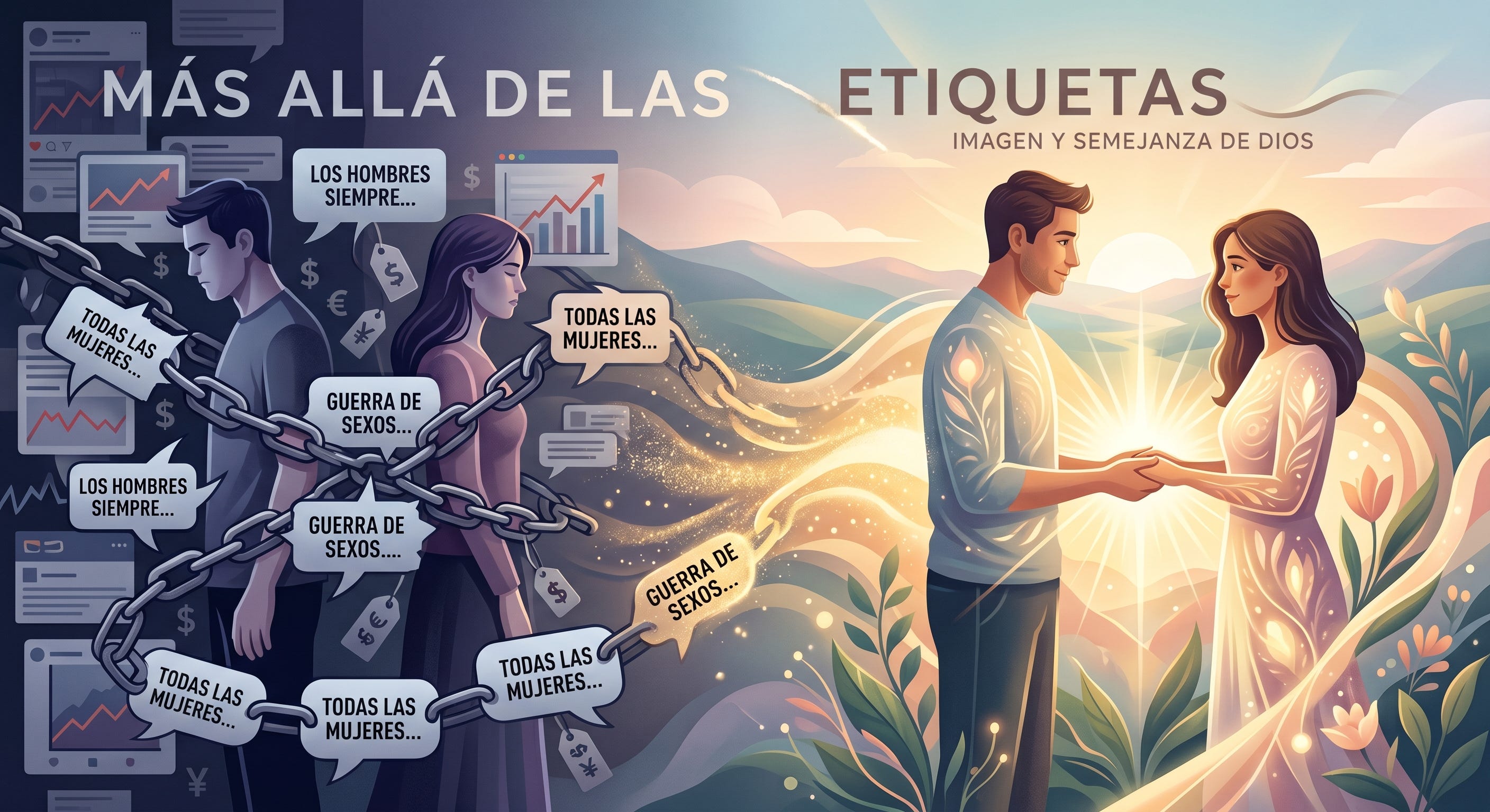 Más allá de las etiquetas: Por qué la "guerra de sexos" es un negocio y cómo sanar nuestra narrativa.
