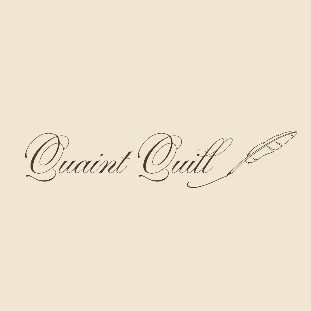 quaint quill with an ink tip feather logo quaint quill with an ink tip feather logo