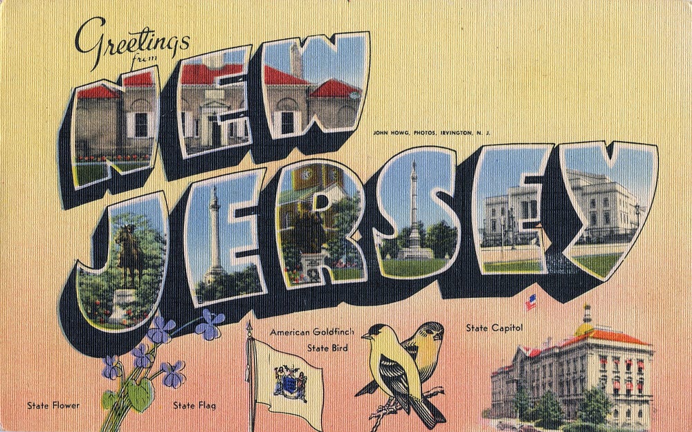 New Jersey postcard