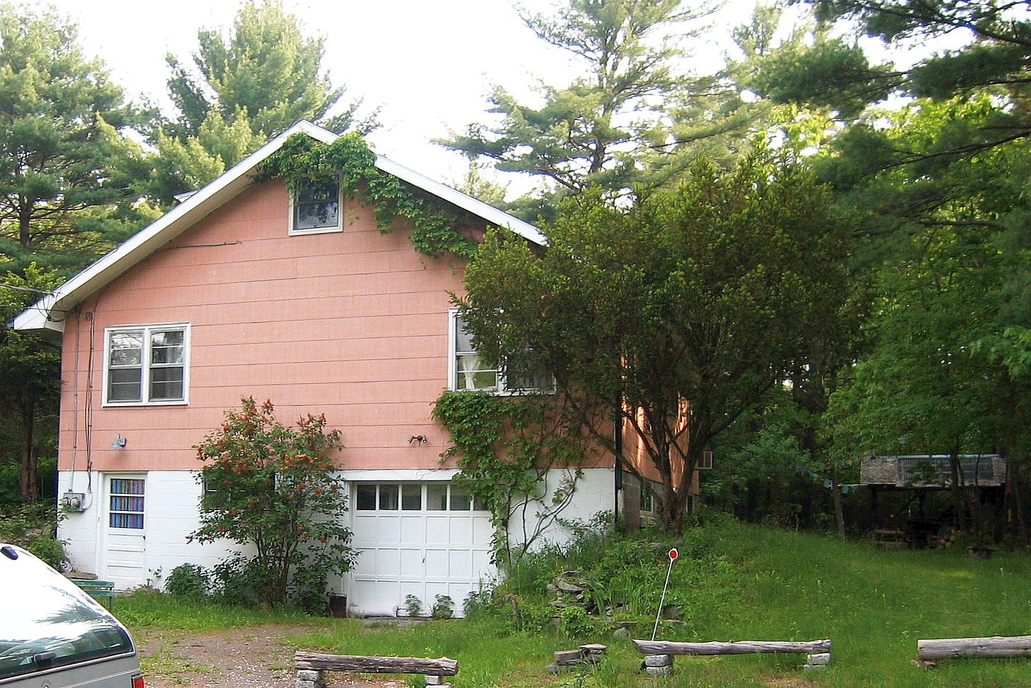 The Big Pink - the house used by 'The Band' to record the Brown album.