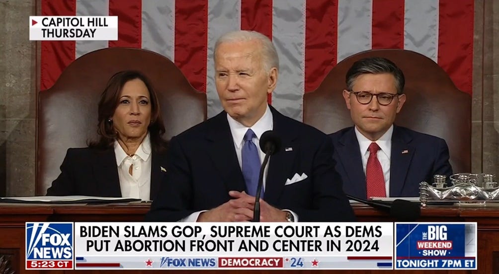 Warning! Watching Biden's State of the Union Address Could Cause Whiplash!  Students for Life Action President Pushes Back Against Biden's Abortion  Extremism on Fox & Friends — SFL Action