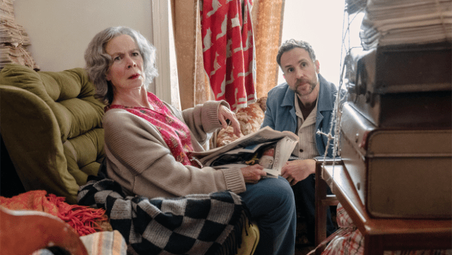 Celia Imrie and Rafe Spall in “Trying,” premiering July 8, 2026 on Apple TV.
