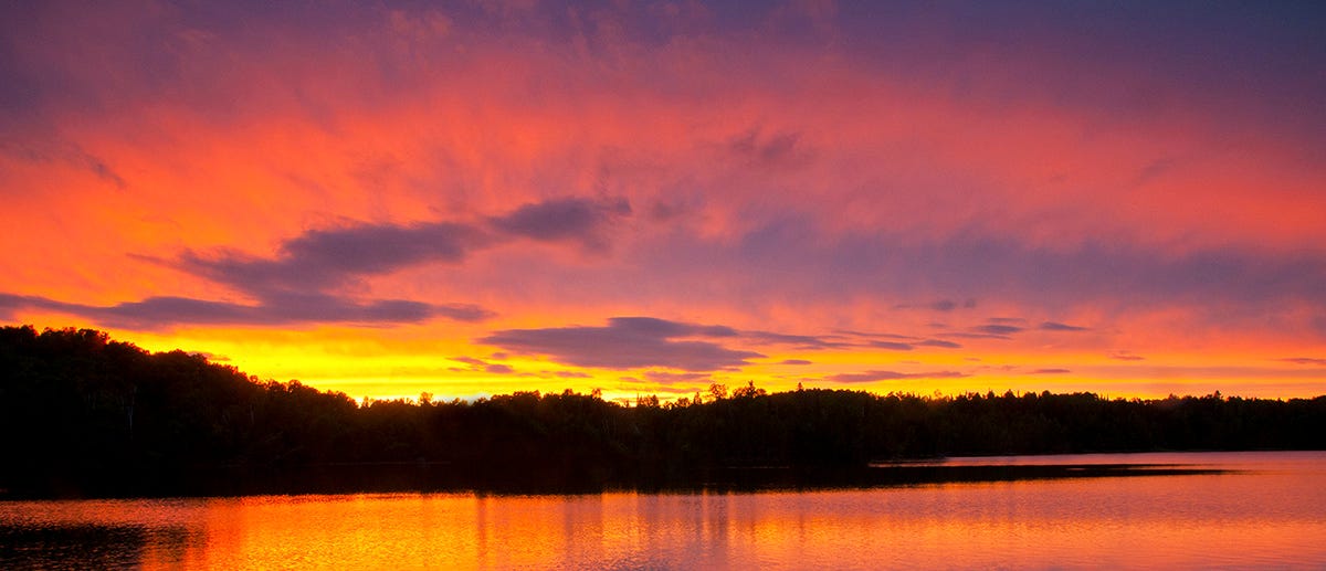 Sunset On Hatch Lake Sunset On Hatch Lake