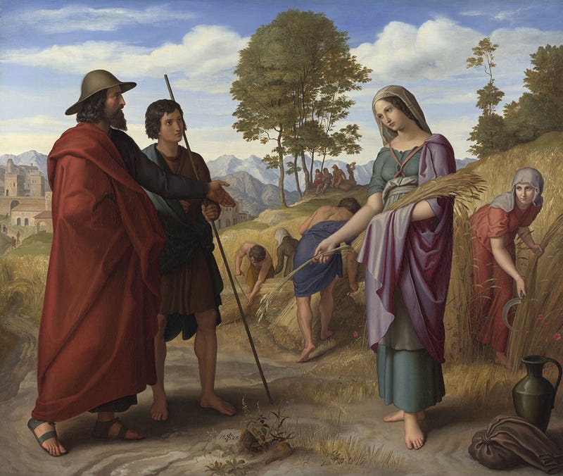 Ruth in Boaz’s Field by Julius Schnorr von Carolsfeld, 1828