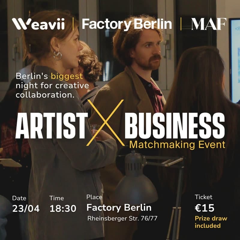 Cover Image for Artist-Business Matchmaking Event @Factory Berlin