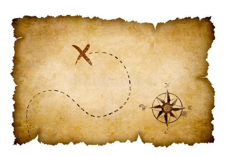 Abstract Pirates Old Treasure Map Stock Image - Image of retro, concept:  24855617 | Pirate treasure maps, Pirate maps, Treasure maps