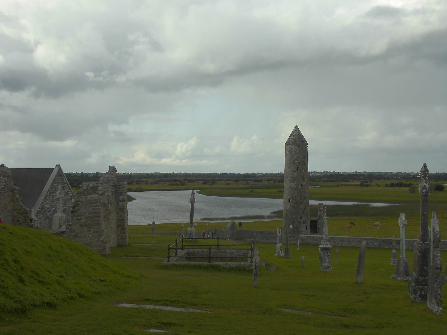 Clonmacnoise monastery on the River Shannon