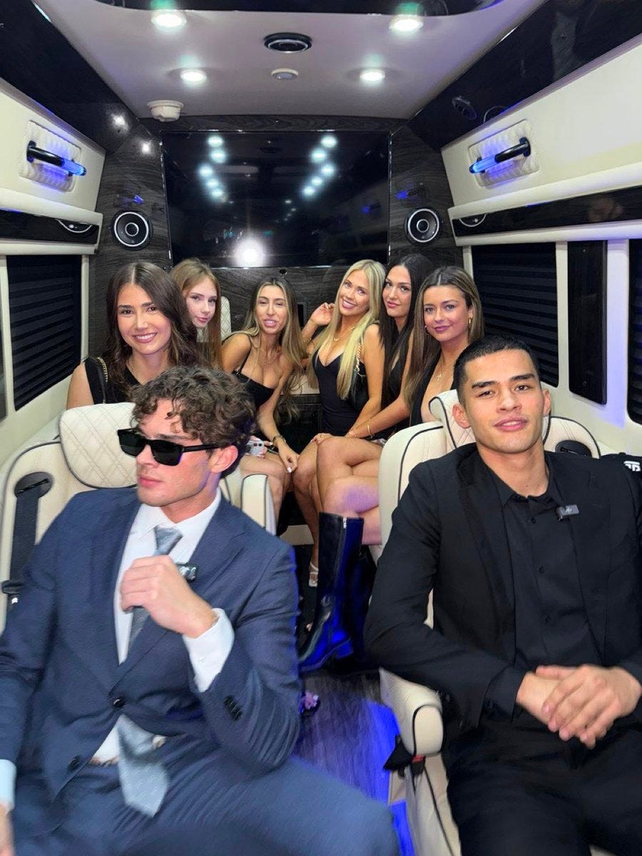 Clavicular & Sneako show off their Miami roster 😭