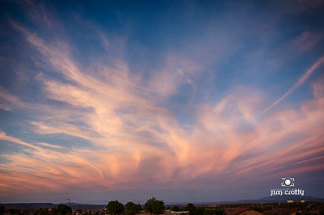 Sky and landscape photography of New Mexico by Jim Crotty
