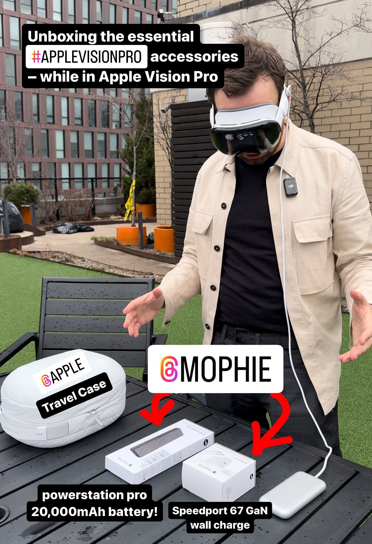 Apple Travel Case, and Mophie power accessories will keep me safe and charged on the flight Apple Travel Case, and Mophie power accessories will keep me safe and charged on the flight