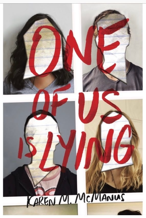 One Of Us Is Lying by Karen M. McManus One Of Us Is Lying by Karen M. McManus