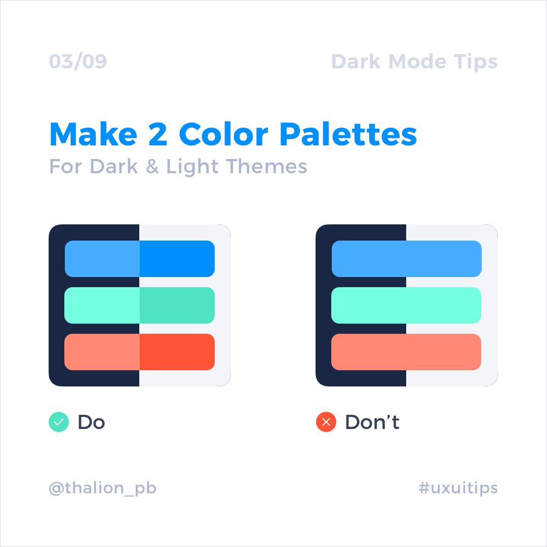 UI Design in Practice – Dark Mode | UXMISFIT.COM