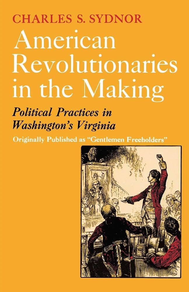 American Revolutionaries in the Making: Sydnor, Charles S.: 9780029323908:  Amazon.com: Books