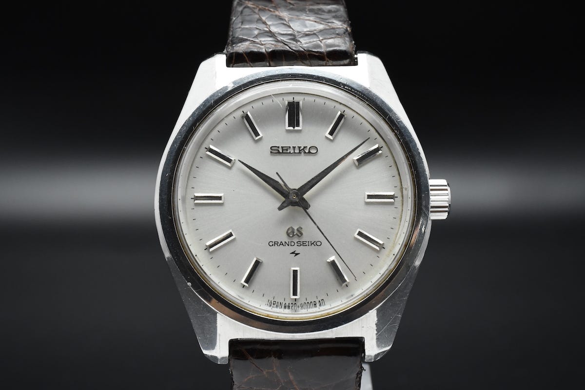 箱付 SEIKO GS 後期型 Ref：4420-9000 グランドセイコー メダリオン 44GS 手巻き 腕時計 純正尾錠 ■13326