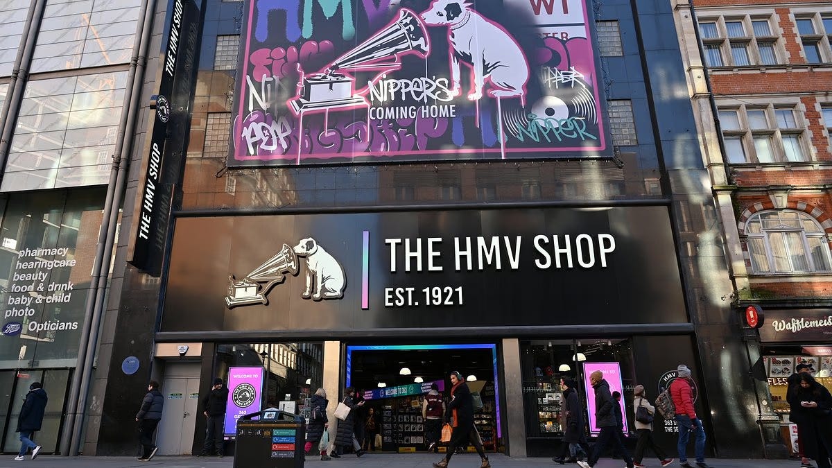 HMV Closes Just As Oxford Street Opens Up